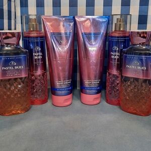 RESERVED 4 ChrissyPrissy BATH AND BODY WORKS...PASTEL SKIES 6 PIECE SET